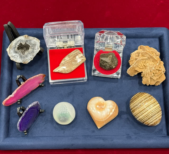 Utomjordiska och av naturen skapade fynd hos A World of Dinosaurs